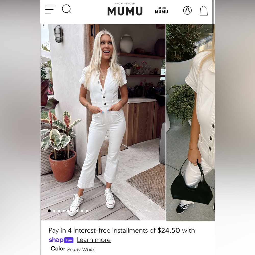 NWT Show Me Your Mumu Everhart Jumpsuit- Medium